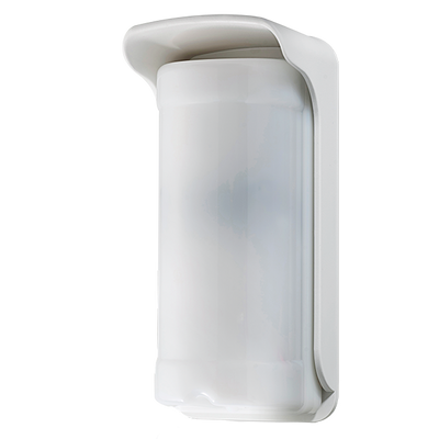 Rilevatore da esterno cablato Duevi - Doppio PIR su ciascun lato e doppio PIR frontale - Copertura totale 180º / Antimasking - Alimentazione 9.6 ~ 14.5 VDC - Compatibile con i sistemi di allarme cablati - Uso esterno IP54 / Antivandalo IK10