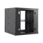 Wall mounted rack cabinet - Up to 6U 10" rack - Up to 15 Kg load - With cable ducts - Tray included - Depth 300 mm