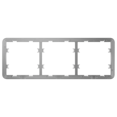 Telaio per tre interruttori - Compatibile con 2 x AJ-SIDEBUTTON - Compatibile con 1 x AJ-CENTERBUTTON - Innowatt