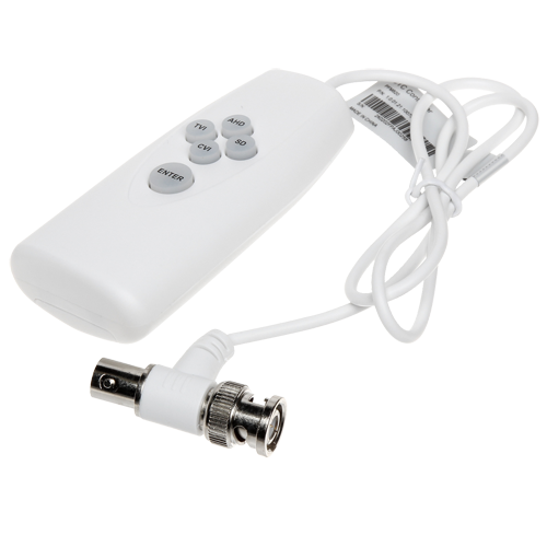 Controller per OSD remoto per telecamere fino a 2 Mpx - dimensioni ridotte - 1 ingresso BNC femmina - 1 uscita BNC maschio - HDTVI/HDCVI/AHD/CVBS - Si trova tra la telecamera e il monitor