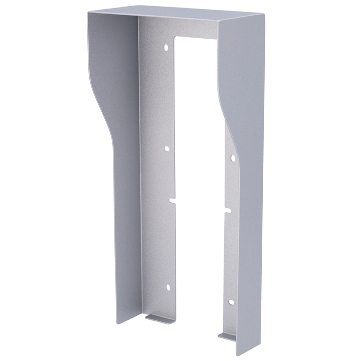 Video intercom cover - Specific for Akuvox AK-R27(8)A video intercoms - Measurements: 287mm (Al) x 132mm (An) x 68mm (Fo) - Made of galvanized steel - Rain shield - Surface mounting