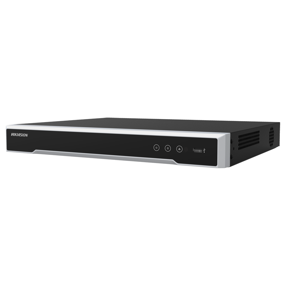 Hikvision - Gama PRO - Grabador NVR 8 CH IP PoE 80 W - Maximum Resolution 8Mpx@1ch - Bandwidth 80 Mbps | Admite 2 hard disks - Motion Detection 2.0 4 channels