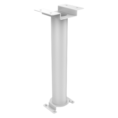 Roof bracket - For motorized dome cameras - White color - Hollow pin