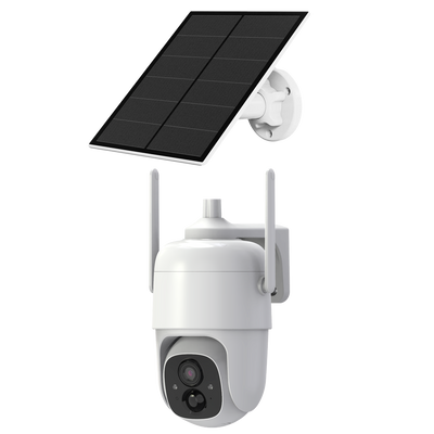 VicoHome Wifi Battery 3Mpx IP Camera - PT Movement / PIR Sensor - 9000 mAh Lithium Battery / Solar Panel - 3.2 mm Lens / IR 10 m / White LED - Audio / Message and Dissuasive Light / SD Slot - VicoHome App and Cloud / Compatible with Alexa