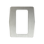 Placca di acciaio personalizzata per tornelli - Cornice di finitura per lettori biometrici - Adatta ai lettori ZK-FR1200(-MF) - Realizzata in acciaio inossidabile - Design leggero ed elegante - facile installazione