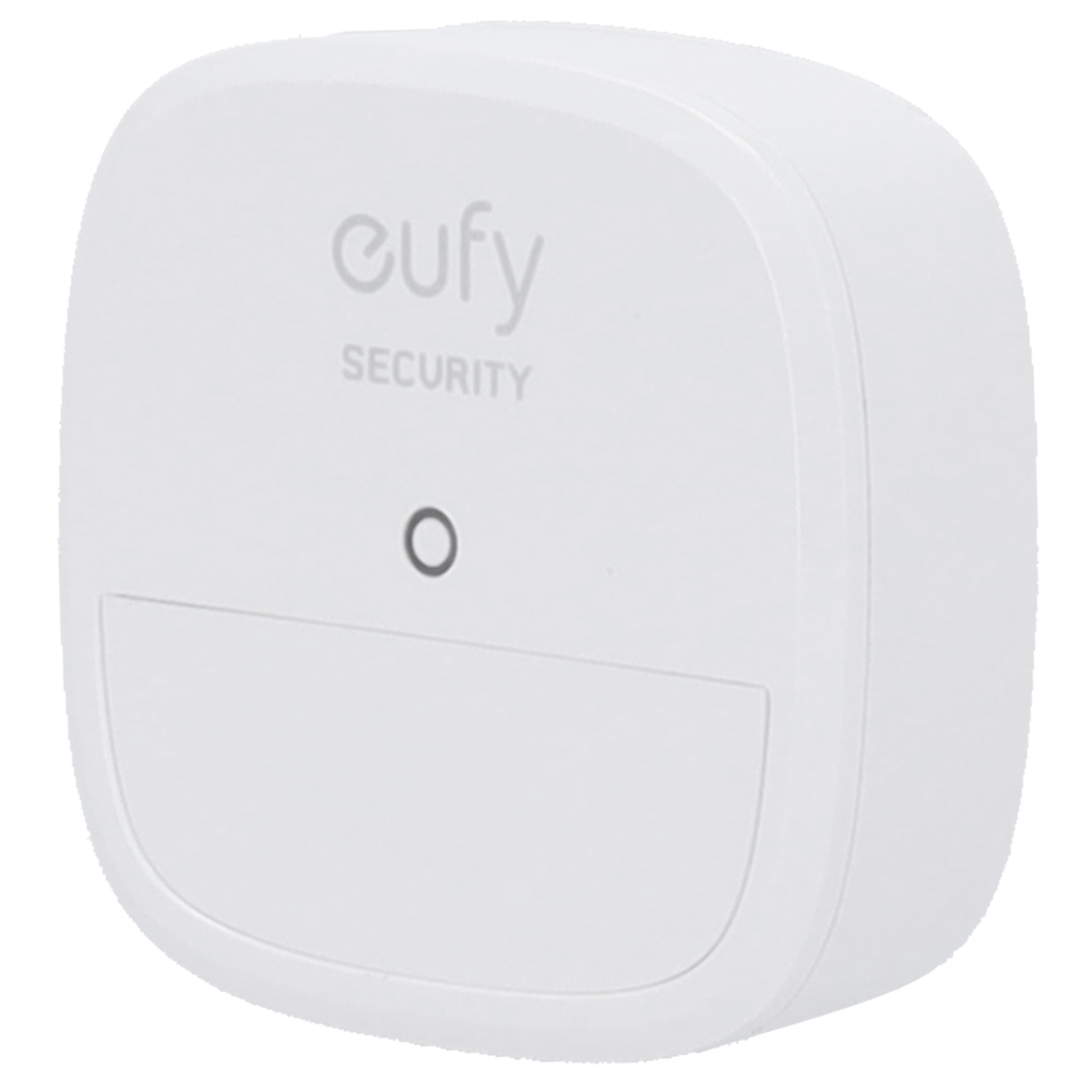 Sensor de movimiento Eufy by Anker  - Inalámbrico 868 MHz
 - Compatible con el sistema de alarma Eufy
 - Botón de enlace rápido a HomeBase
 - Funcionamiento a pilas
 - Cobertura 100° / 9 m para interior