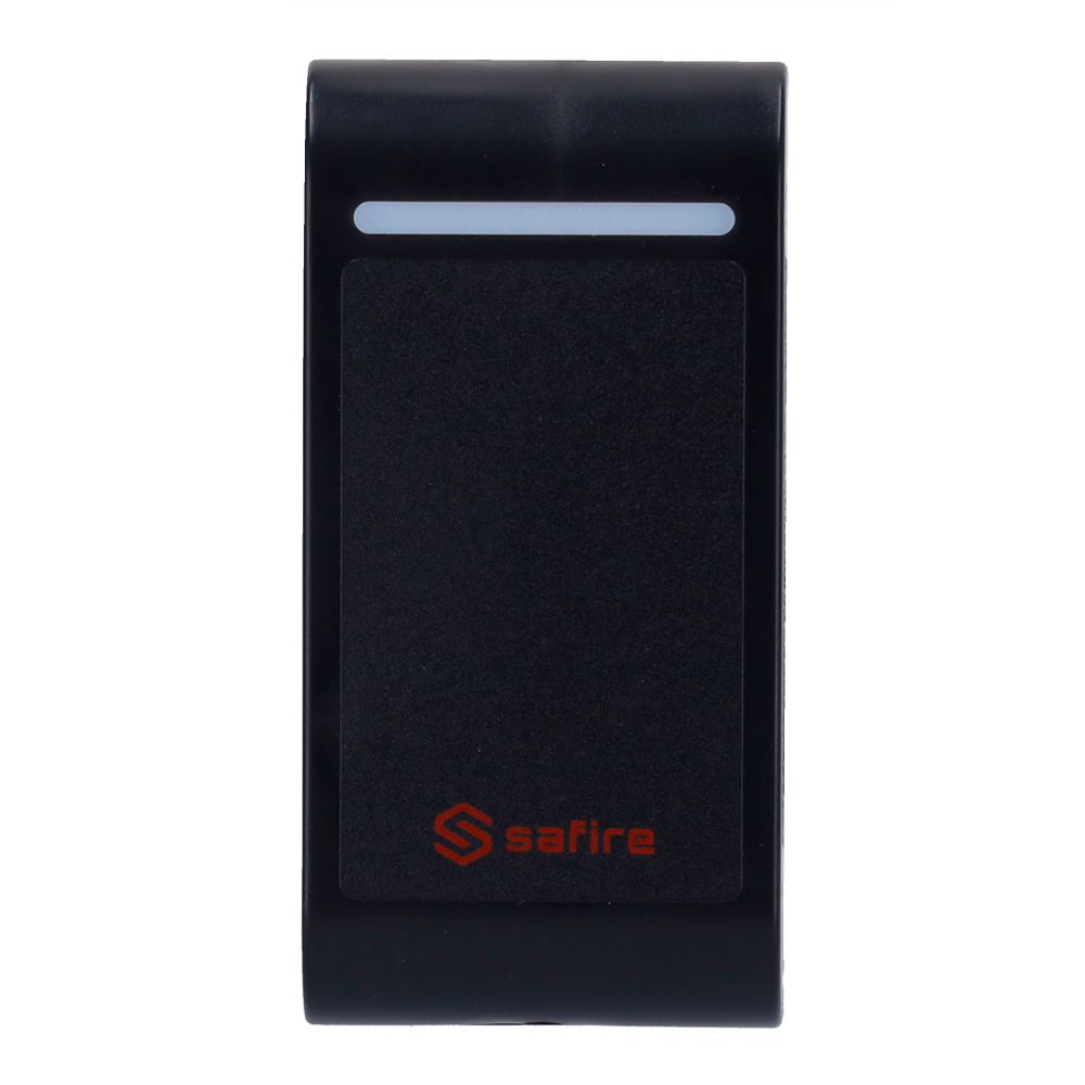 Independent access control - Access via MF card - Relay and button output - Wiegand 26 - Time control - Suitable for indoors