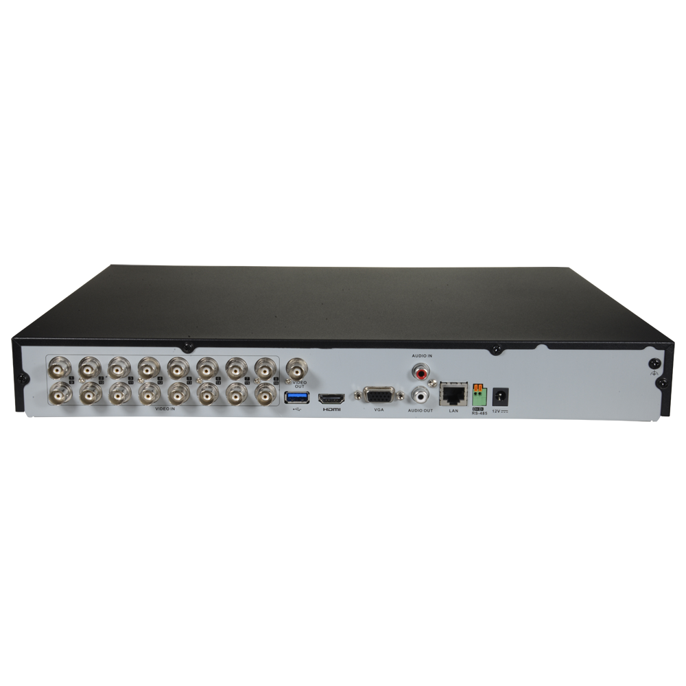 Videoregistratore 5n1 Safire - 16CH HDTVI/HDCVI/HDCVI/AHD/CVBS/CVBS/ 16+2 IP - 4Mpx Lite (15FPS) - Uscita HDMI Full HD e VGA - Audio Su Coassiale / Allarmi - Rec. Facciale e TrueSense