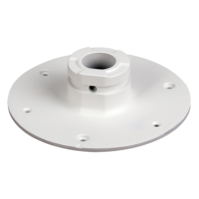 Roof bracket - Suitable for motorized Domos - Made in aluminum - 40 (Al) x 140 (Ø) mm - Hollow pin
