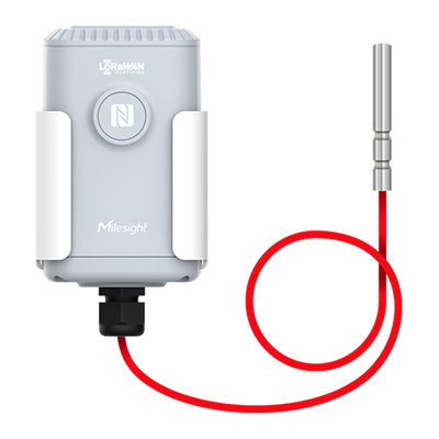 Sensore di temperatura LoRaWAN -  Intervallo di rilevamento -50ºC ~ 500ºC - Portata fino a 10Km con visualizzazione diretta - Configurazione tramite NFC e APP - Grado di Protezione IP67 - Lunga durata della batteria