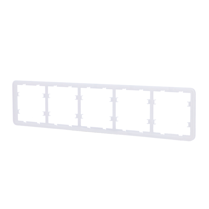 Ajax - LightSwitch Frame (5 seats) - Frame for five switches - Compatible with 2 x AJ-SIDEBUTTON - Compatible with 3 x AJ-CENTERBUTTON