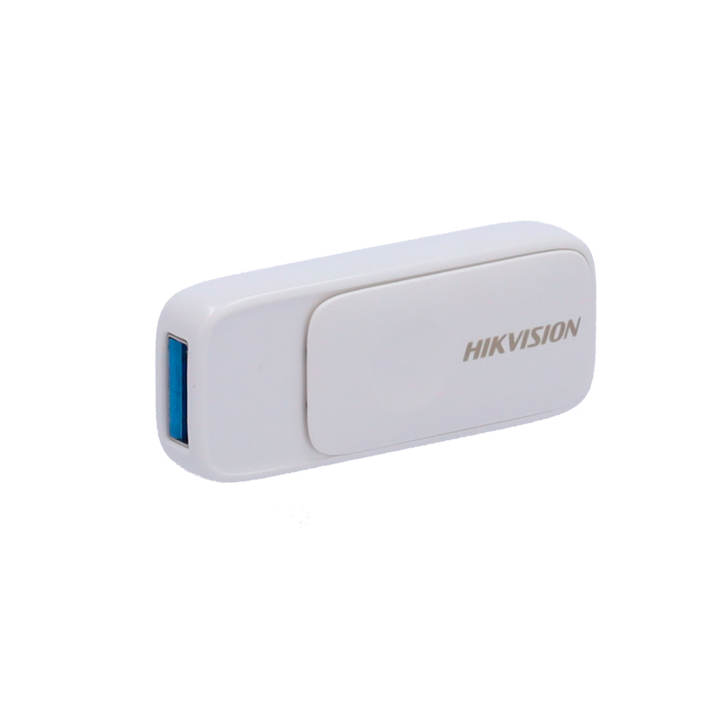 Pendrive USB Hikvision - Capacità 128 GB - Interfaccia USB 3.2 - Velocità massima di lettura/scrittura 120/45 MB/s - Design compatto, color bianco