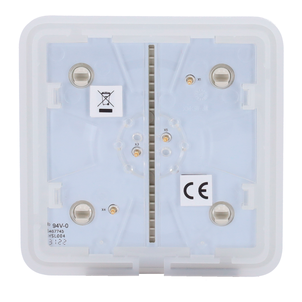 Panel táctil para un interruptor de luz - Compatible AJ-LIGHTCORE-1G  - Compatible AJ-LIGHTCORE-2W  - Retroiluminación LED - Panel táctil sin contacto - Color ostra