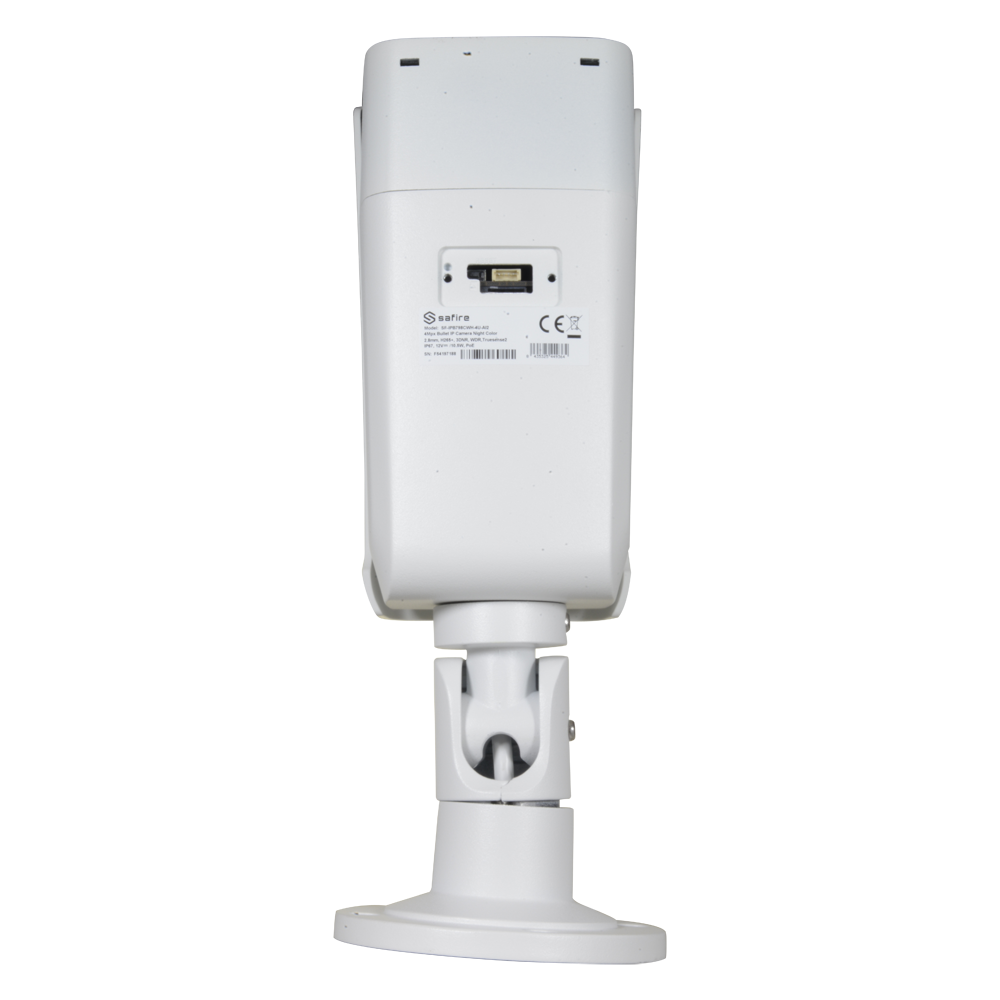 Cámara IP de 4 Megapíxeles - Sensor Night Color de 1/1.8" - Compresión H.265+ / H.265 - Lente de 2.8 mm / WDR - Truesense2: Filtro de falsas alarmas mejorado