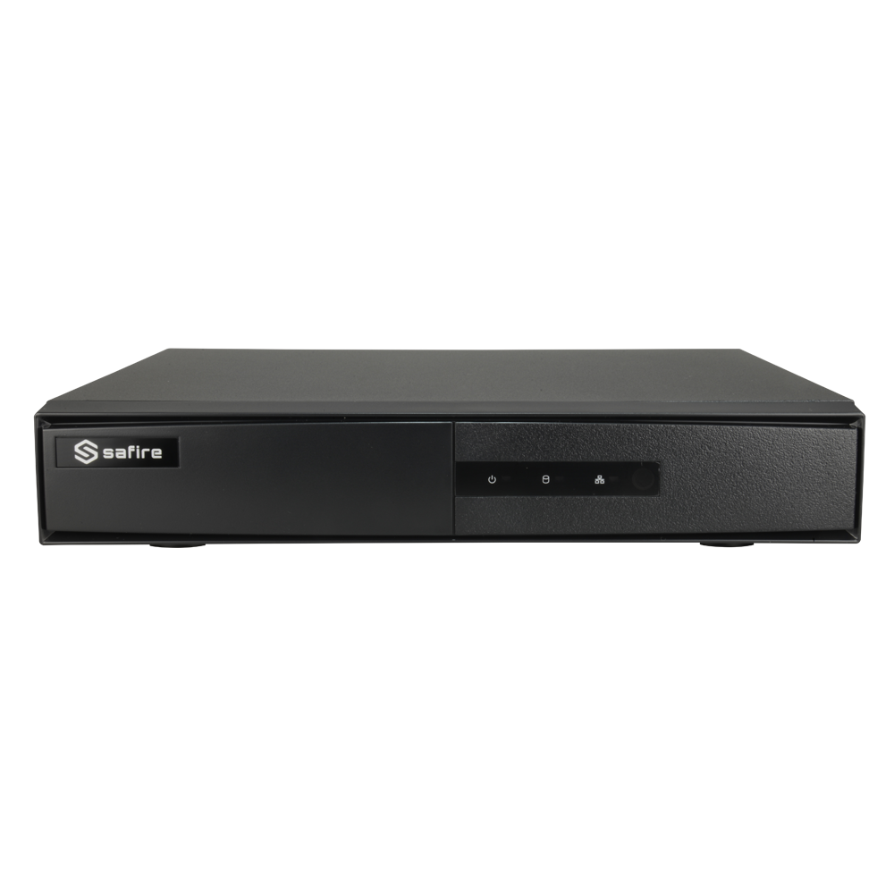 Safire 5n1 Video Recorder - Audio over coaxial cable - 8CH HDTVI/HDCVI/AHD/CVBS/CVBS/ 8+2 IP - 1080P Lite (25FPS) - Full HD HDMI and VGA output - 1 HDD