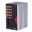 Safire Switch Industrial Alimentación AC 90~264V - 8 puertos Gigabit + 2 SFP Gigabit - 6 Puertos PoE+ 30W + 2 Puertos Hi-PoE 60W - PoE Watchdog - Hasta 130W Potencia PoE total - Instalación carril DIN