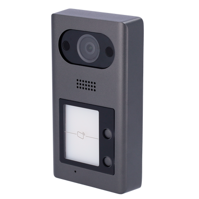 Videoporteros IP - Cámara gran angular de 2Mpx - Audio bidireccional | Doble Botón - Monitoreo vía Dispositivo APP Teléfono - Acero Inoxidable Antivandálico - Montaje Superficial