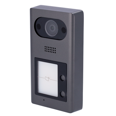 IP video intercoms - 2Mpx wide angle camera - Two-way audio | Double push button - Monitoring by phone APP device - Vandal proof stainless steel - Surface mounted