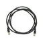 Prepared coaxial cable - BNC male to BNC female - RG59 coaxial - Length 2 m - Black color - Robust construction