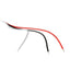 Microfono esterno - Terminale del connettore del cavo - Power + (Rosso), Power (Nero) - Audio (Bianco) - Alimentazione DC6V~12V - Lungo: 130 mm