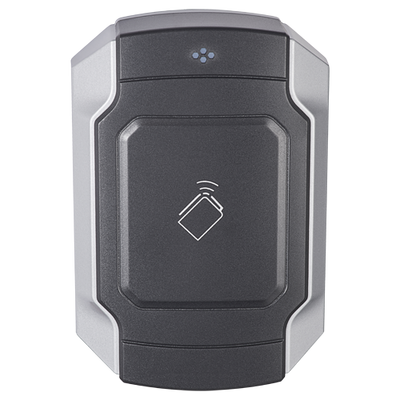 Lector de acceso - Acceso mediante tarjeta MF - Indicador LED y acústico - Wiegand 26/34 - Compatible con Safire - Apto para exterior IP65, IK10