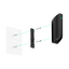 Tent type PIR detector - Wireless 868 MHz Jeweler - Grade 2 certified - Configurable detection range from 6 to 15 m - Distance in open space 1700 m - Indoor use