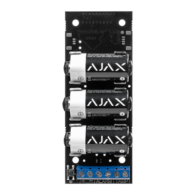 Trasmettitore via radio - Senza fili 868 MHz Jeweller - Ingresso cablato e allarme antimanomissione - Tamper anti-apertura (accelerometro) - Uscita di alimentazione 3.3 V - Distanza in spazio aperto 1600 m - Innowatt