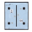 Ajax - LightSwitch CenterButton - Pannello tattile per l'interruttore della luce - Compatibile con AJ-LIGHTCORE-1G / -2W - Retroilluminazione a LED - Pannello tattile centrale senza contatto - Colore nero - Innowatt