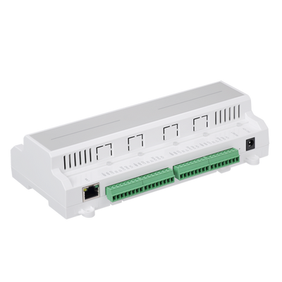 Controlador de acceso biométrico - Acceso mediante huella, tarjeta o contraseña - Comunicación TCP/IP - 4 entradas Wiegand 26/34 / RS485 - Salida de relé para cuatro puertas - Software SmartPSS