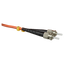 Fiber Optic Cable - Duplex - Multimode - SC to ST Connector - 5 Meters - Orange Color
