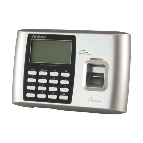 ANVIZ Attendance Control Terminal - Fingerprints, RFID cards and keyboard - 2000 records / 50000 logs - TCP/IP, USB, RS232, siren relay - 8 Attendance Control Modes - Free CrossChex Software