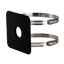 Bracket for poles/lampposts - For bullet or dome cameras - Diameter 80~150 mm - Suitable for outdoor use - Cable gland - Black color