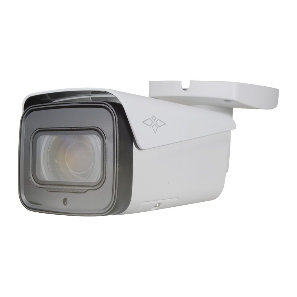 Telecamera IP Bullet X-Security 2 Mp Gamma ULTRA - Lente varifocale 5.3-64.0 mm (X12) - WizSense: Filtro per i falsi allarmi - Rilevamento del volto | Conteggio Persone - Compressione H.265+ | WDR | POE - Audio | Allarme | IP64 IK10