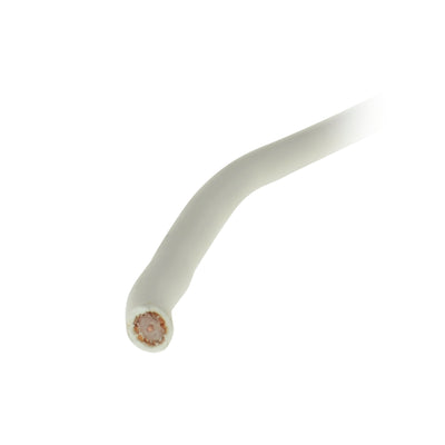 Cable coaxial Micro RG59 - Vídeo - Bobina de 100 metros - Cubierta blanca - Diámetro exterior 3,5 mm - Bajas pérdidas