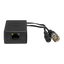 Trasmettitore passivo per doppino - Ottimizzato per HDTVI, HDCVI e AHD - 1 canale video e alimentazione - Connettore RJ45 (UTP), BNC e Jack - Distanza: 200 ~ 400 m - 2 unità, emissore e ricettore