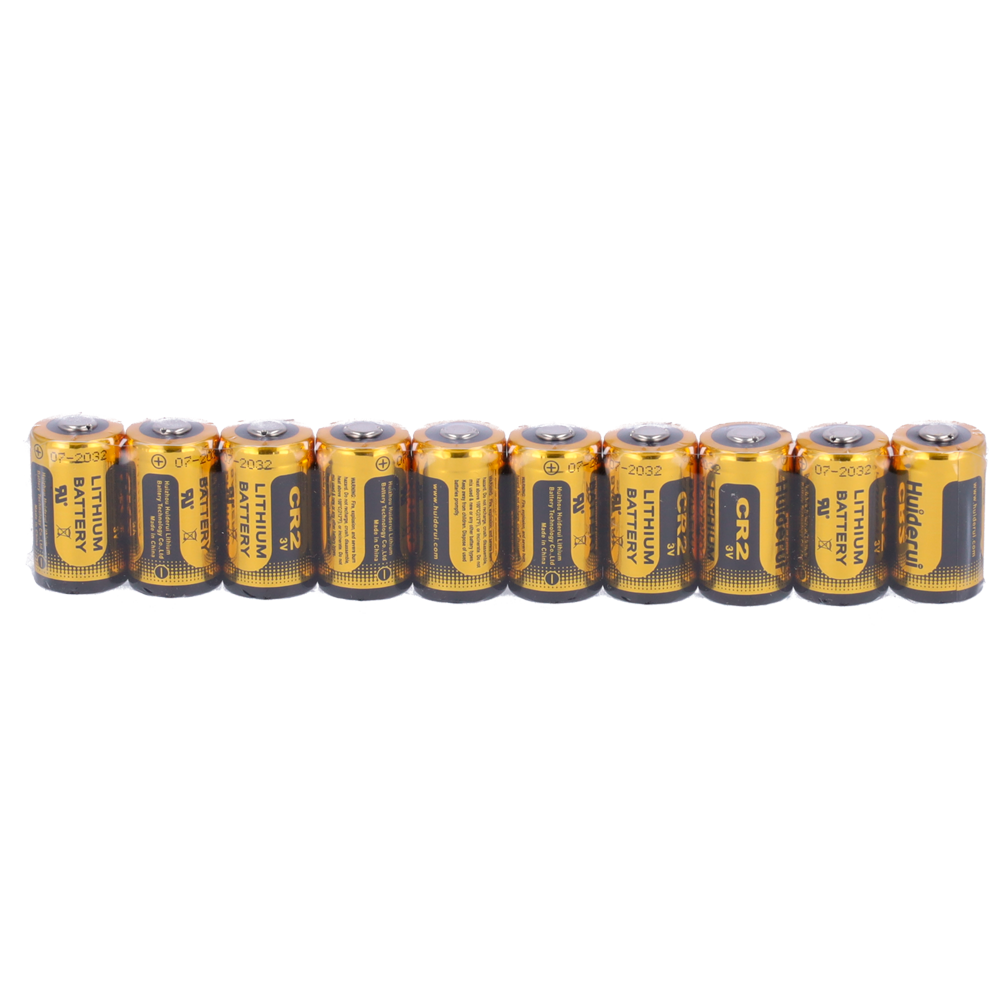 Huiderui - Pack batteria CR2 - 10 unità - Voltaggio 3.0 V - Litio - Capacità nominale 850 mAh - Compatibile con i prodotti a catalogo - Innowatt