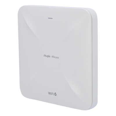 Reyee - Wi-Fi 6 Omnidirectional AP - 2.4 and 5 GHz frequency - Supports 802.11a/b/g/n/ac/ax - Transmission speed up to 1775 Mbps - 2x2 MIMO antenna