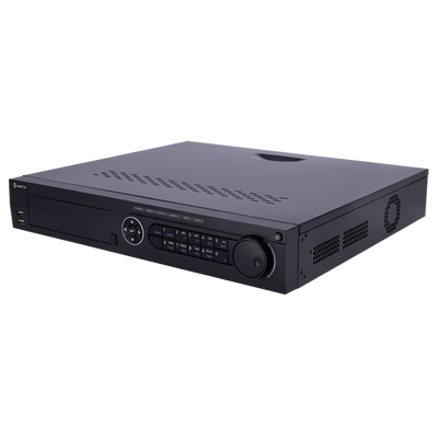 Safire 5n1 H.265Pro+ video recorder - 32CH HDTVI/HDCVI/HDCVI/AHD/CVBS/CVBS/ 32+32 IP - 8 Mpx / 5 Mpx / 4 Mpx / 3 Mpx / 1080p / 720p - HDMI 4K, HDMI Full HD and VGA output - Alarms (16/4) - 4 CH audio / 4 HDD / RAID 0, 1, 5, 6, 10