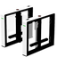 Torniquete de acceso bidireccional - Puerta batiente acrílica - Horarios, alarmas y modos de apertura - Dimensiones de paso 600mm | Motor sin escobillas - Fabricado en acero inoxidable pintado - Compatible con sistemas de terceros