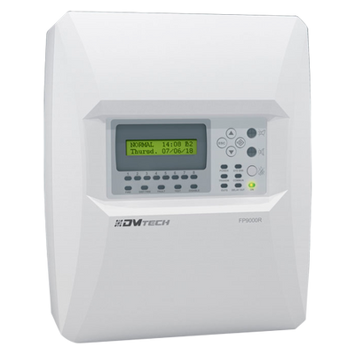 Ripetitore di controllo DMTECH - 2 Uscita sirena - 2 uscite di allarme e guasto e 2 uscite relé configurabili - Permette fino a 8 centrali collegate - Modulo necessario DMT-M9000-485 - Schermo LCD e menu di programmazione avanzati