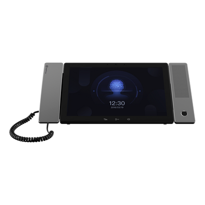 Estación maestra para videoporteros - Pantalla IPS de 10,1" - Audio omnidireccional - Comunicación PoE estándar - Visualización de cámaras IP - Teléfono para comunicación - Ranura micro SD