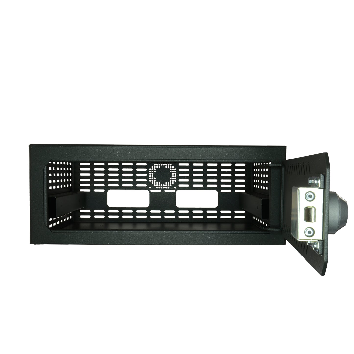 Cassaforte per DVR - Specifica per TVCC - Per DVR da 1U rack - Chiusura elettronica - Con ventilazione e passacavi - Qualità e resistenza