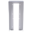 Video intercom cover - Specific for Akuvox AK-R27(8)A video intercoms - Dimensions: 287mm (Al) x 132mm (An) x 40mm (Fo) - Made of galvanized steel - Rain shield - Flush mounting