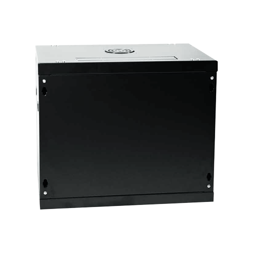 Armadio rack a parete - Fino a 9U rack da 19" - Fino a 100 Kg di carico - Con ventilazione e passacavi - Profondità 600 mm - Non assemblato