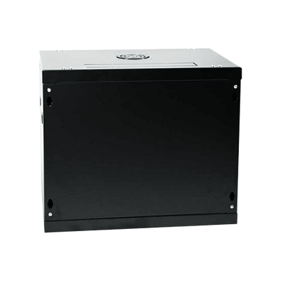 Armadio rack a parete - Fino a 9U rack da 19" - Fino a 100 Kg di carico - Con ventilazione e passacavi - Profondità 600 mm - Non assemblato