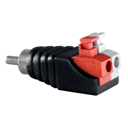 Safire - Easy Connect Male RCA Connector - 2 Terminal +/- Output - 36mm (Fo) - 13mm (An) - 5g