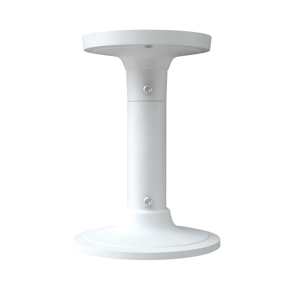 Safire Smart ceiling bracket - Height 194.9 mm - Base diameter for cameras 138.7 mm - Suitable for outdoor use - White color - Made of aluminum alloy