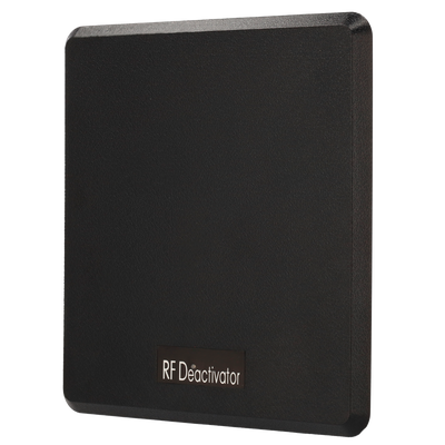 Desactivador anti hurto EAS - Desactivador electrónico de sobremesa - Tecnología RF 8.2 MHz - Para etiquetas de pegatina - Dimensiones: 240 (An) x 240 (Al) mm - Apto para todo tipo de comercios