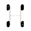 Torniquete de acceso bidireccional - Puerta batiente acrílica - Horarios, alarmas y modos de apertura - Tamaño de paso 635 mm - Fabricado en acero inoxidable SUS304 - Compatible con sistemas de terceros