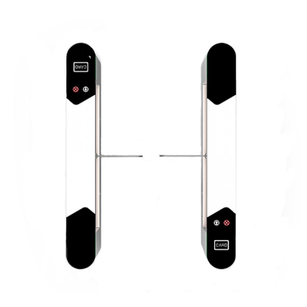 Two-way access turnstile - Acrylic swing door - Times, alarms and opening modes - Passage size 635 mm - Made of SUS304 stainless steel - Compatible with third party systems